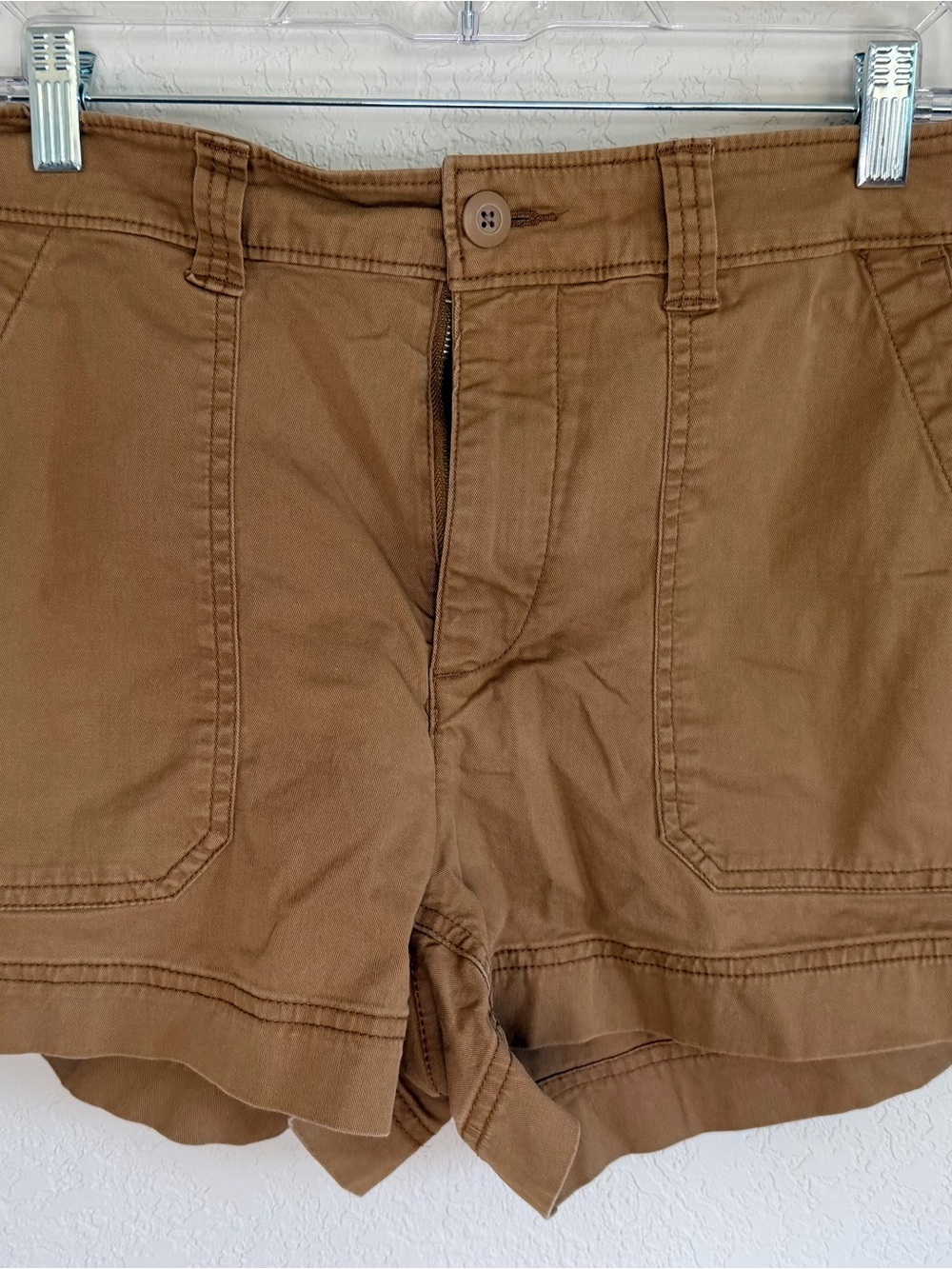 Old Navy Khaki Flat Front Women's Shorts